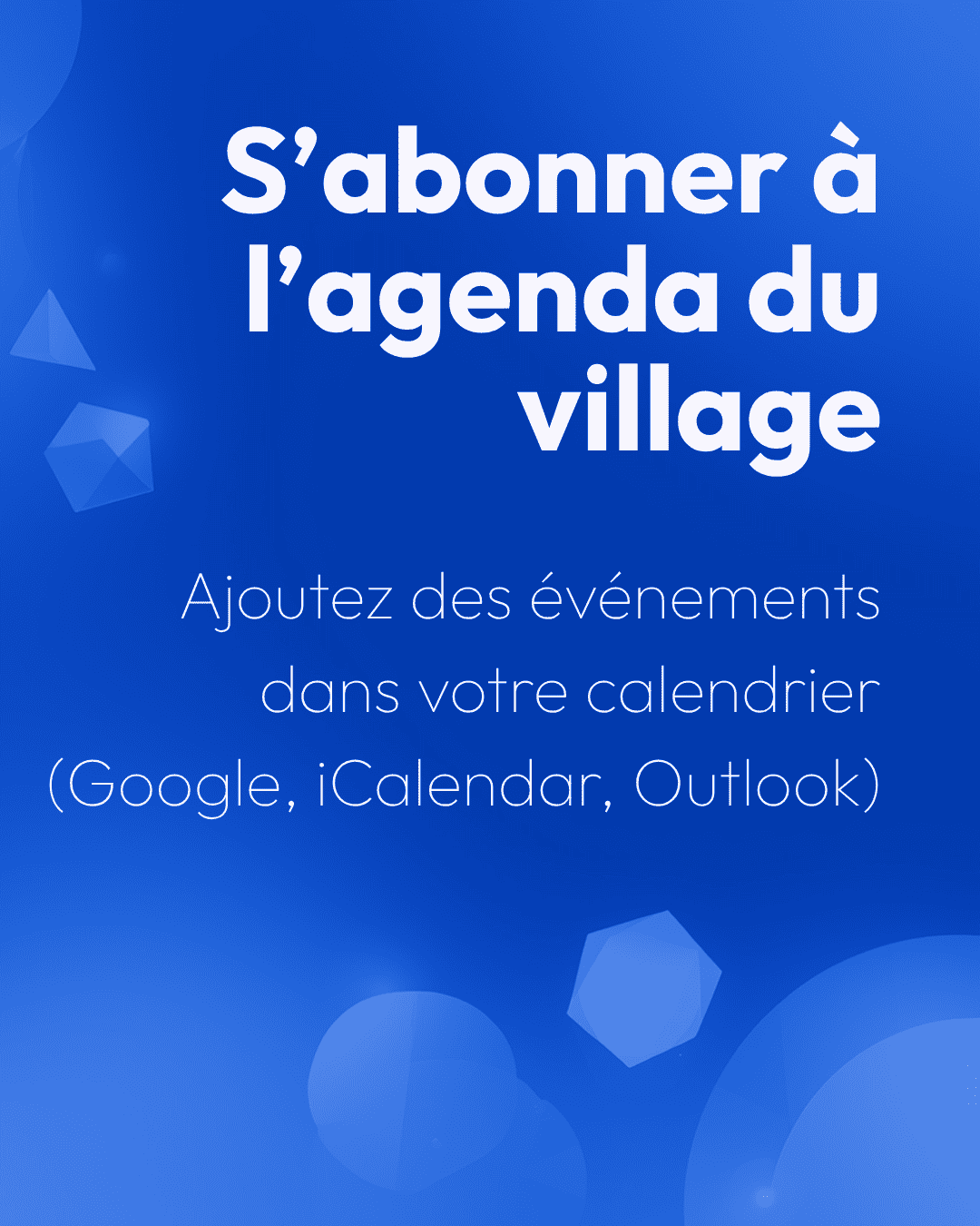 abonnement agenda